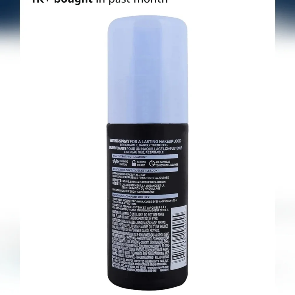 L'Oreal Infallible Pro-Spray & Set Makeup Setting Spray 100ml New w Cap